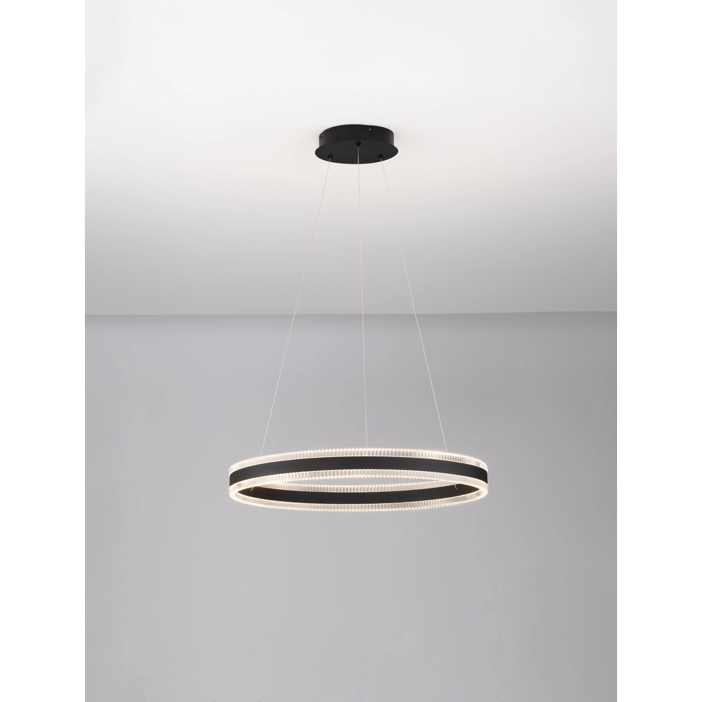 Design hanglamp Alaro zwart enkel Design hanglamp Alaro zwart enkel