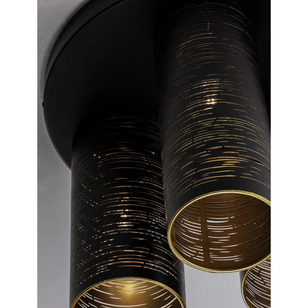 Plafondlamp Zane zwart Lyora 5212017436436