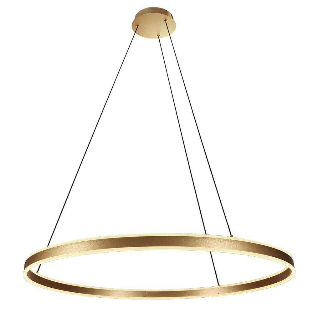 Design hanglamp Ringlux goud Ø 100cm Design hanglamp Ringlux goud Ø 100cm