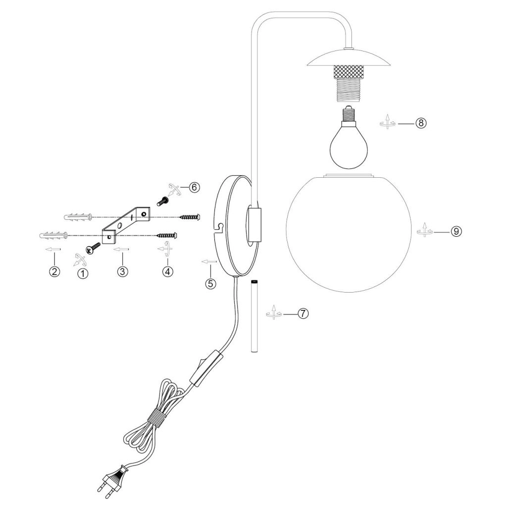 Wandlamp Bollique brons Steinhauer 8712746184693