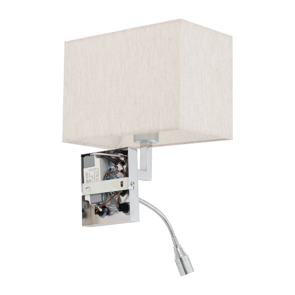 Bedlampje Hotel Mood Led 26cm crème Lyora 5903139117852