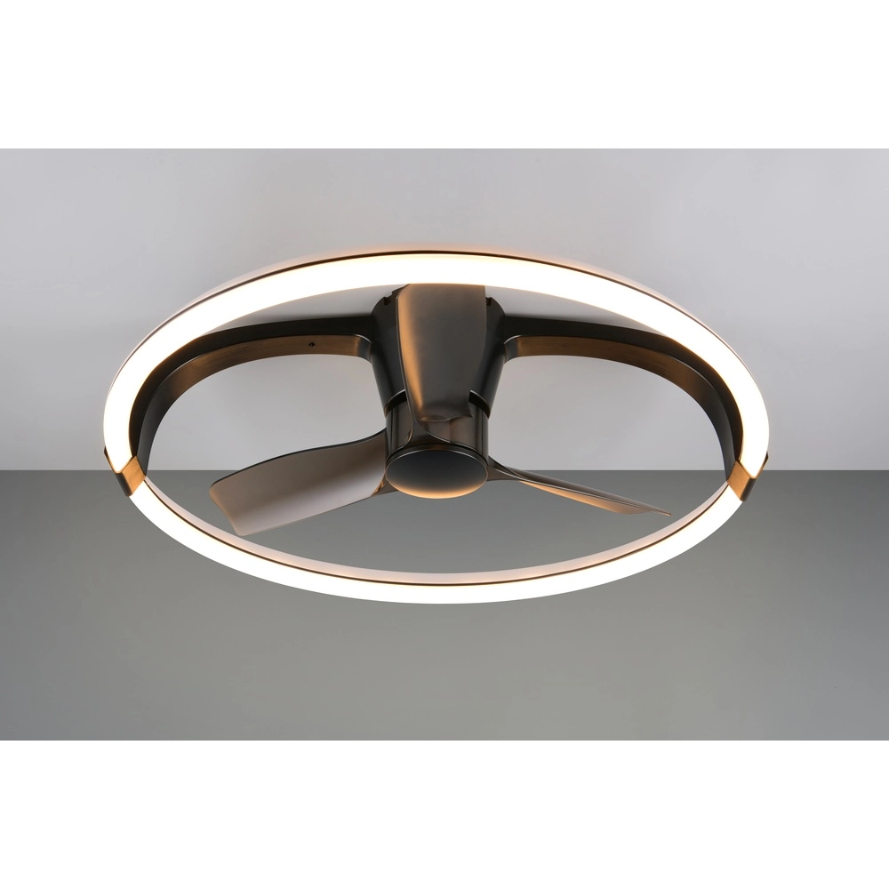 Smarthome ventilator Stockholm zwart Ø 73,5 Tuya Trio 4017807693133