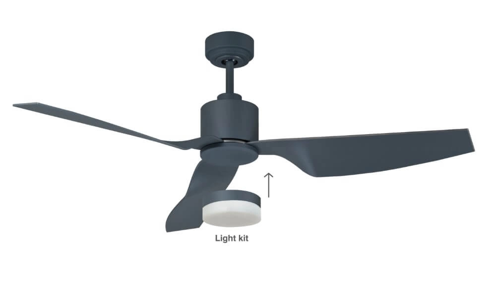 Zwarte plafondventilator Airfusion Climate II Ø 127cm Beacon 9333509091141