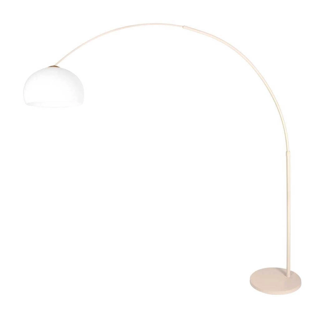 Booglamp Sparkled Light crème met witte bol kap Ø 45cm Steinhauer 8712746179958