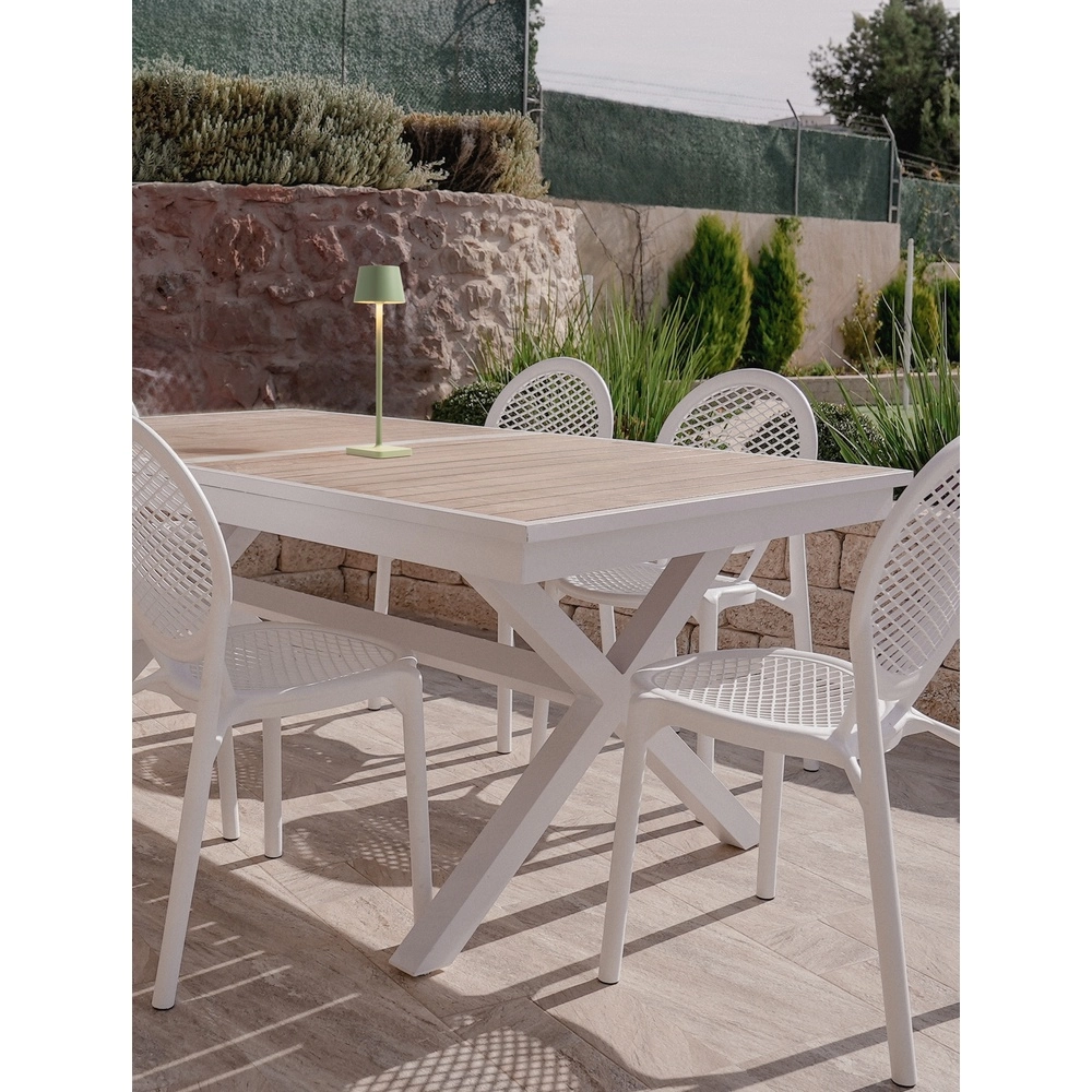 Oplaadbaar tafellampje Deck olijfgroen Lyora 5212017449252