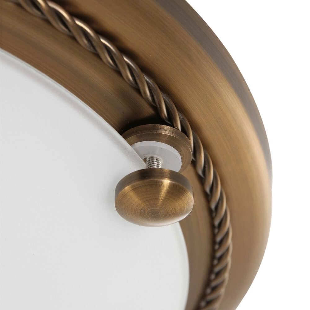Plafonierre Ceiling and Wall of wandlamp 30cm bronsbruin Steinhauer 8712746023077