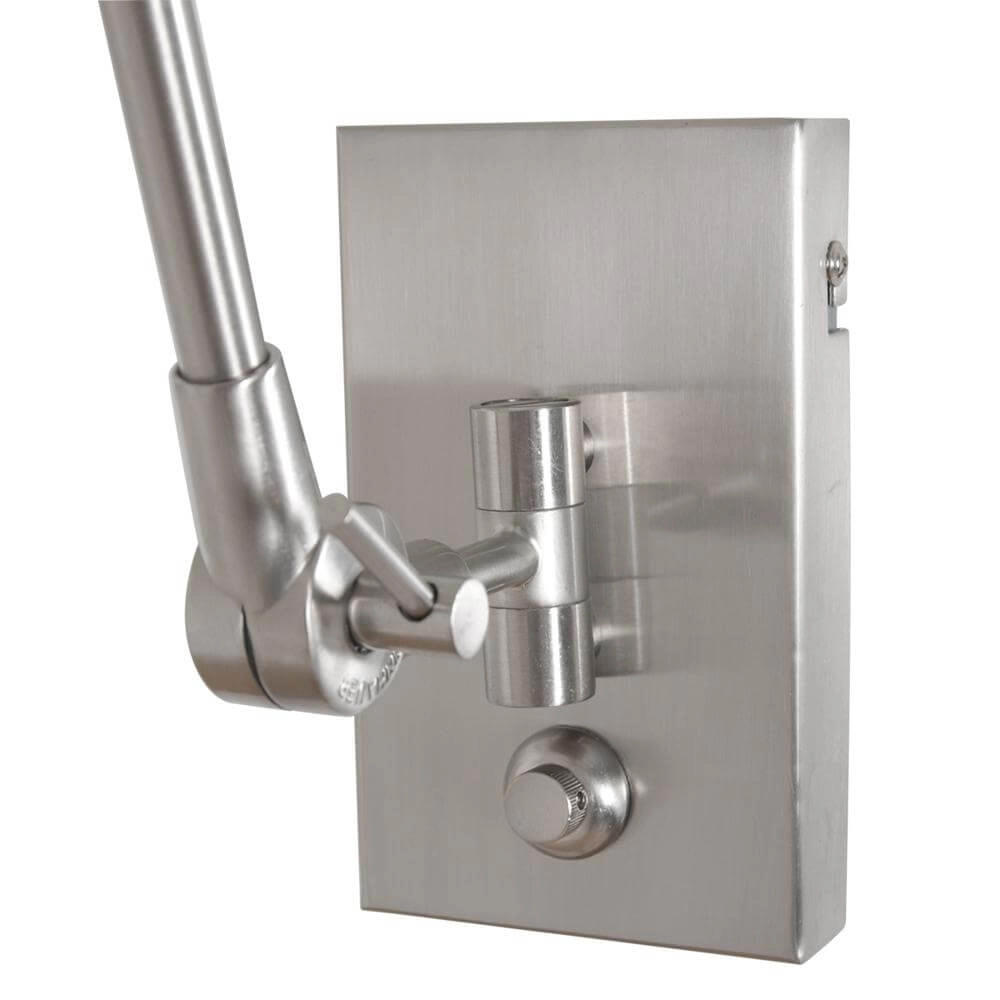 Wandlamp Prestige Chic metaal met zwarte kap Steinhauer 8712746175677