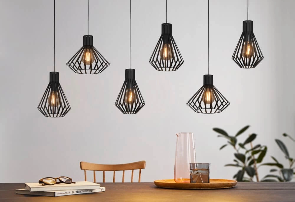 Draad hanglamp Basidano 6x E27 Stars of Light 9008606239030