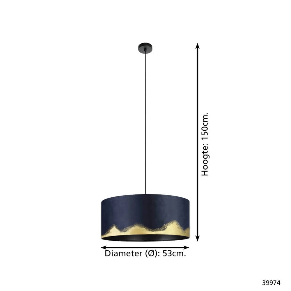 Chique hanglamp Casuarita Ø 53cm Stars of Light 9002759399740