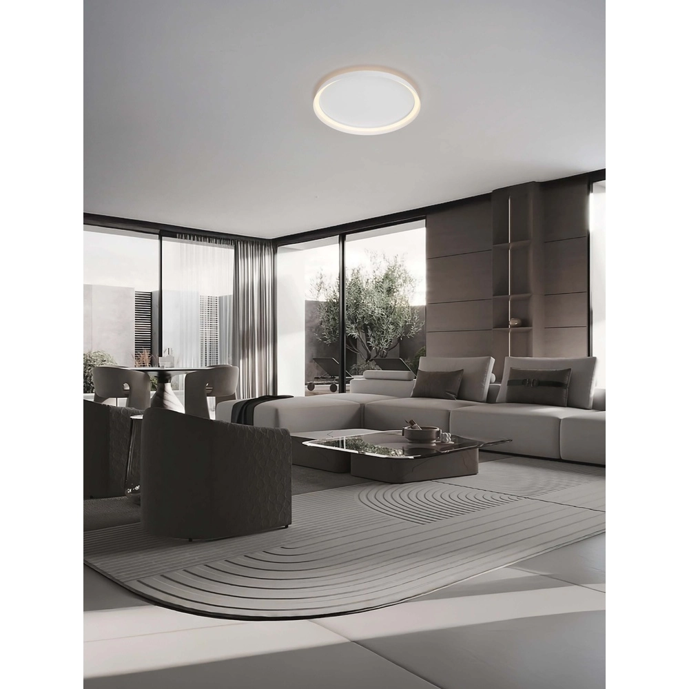 Design plafonniere Ormi Ø 60cm wit Lyora 5212017463128