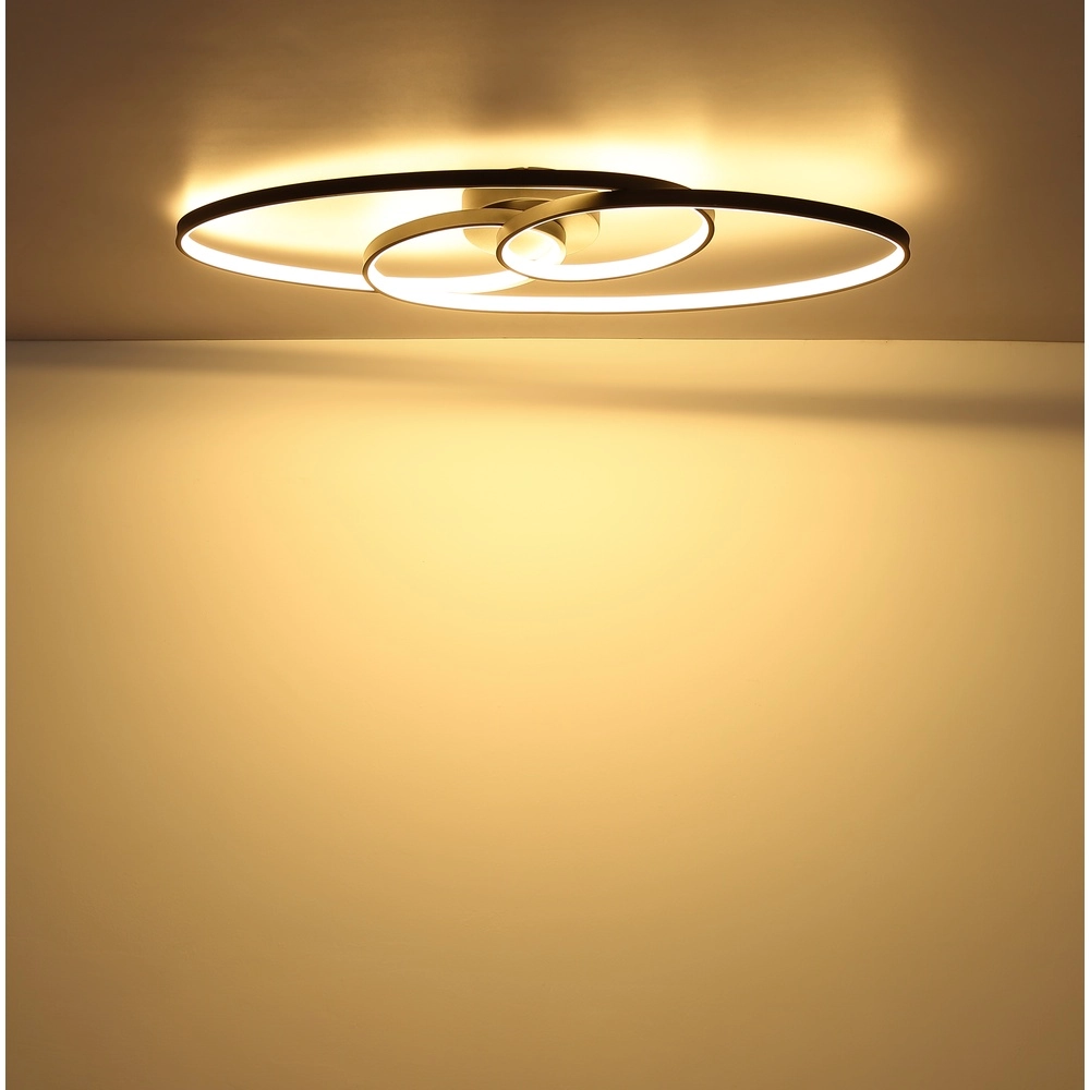 Design plafondlamp Spira zwart Globo 9007371569465