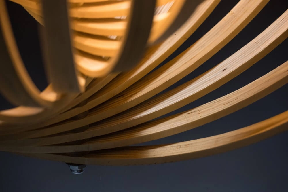 Houten hanglamp Woody Ø 43,5cm ETH 8720195305323