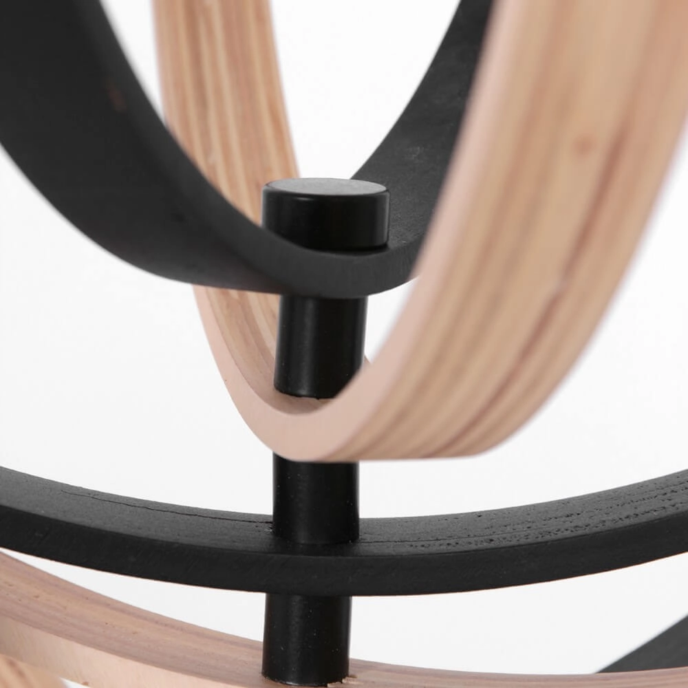 Houten hanglamp Muoversi Ø 45cm Steinhauer 8712746166309