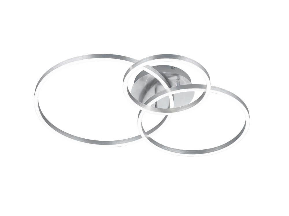 Plafonnière Winona 3-rings RVS Trio 4017807503531
