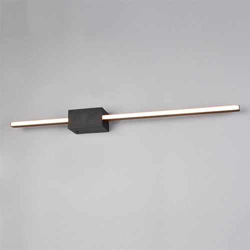 Moderne wandlamp Cassino zwart 70,5cm Trio 4017807683226