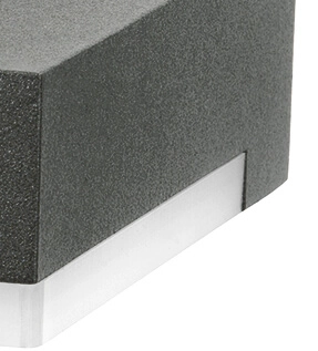 Gevel Led verlichting Trion down antraciet Albert 4007235203332