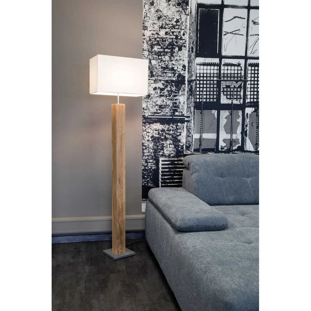Vloerlamp Gump hout Globo 4048194053972