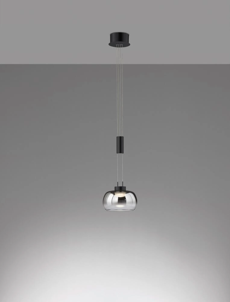 Hanglamp Arosa zwart Fischer & Honsel 4003694609869