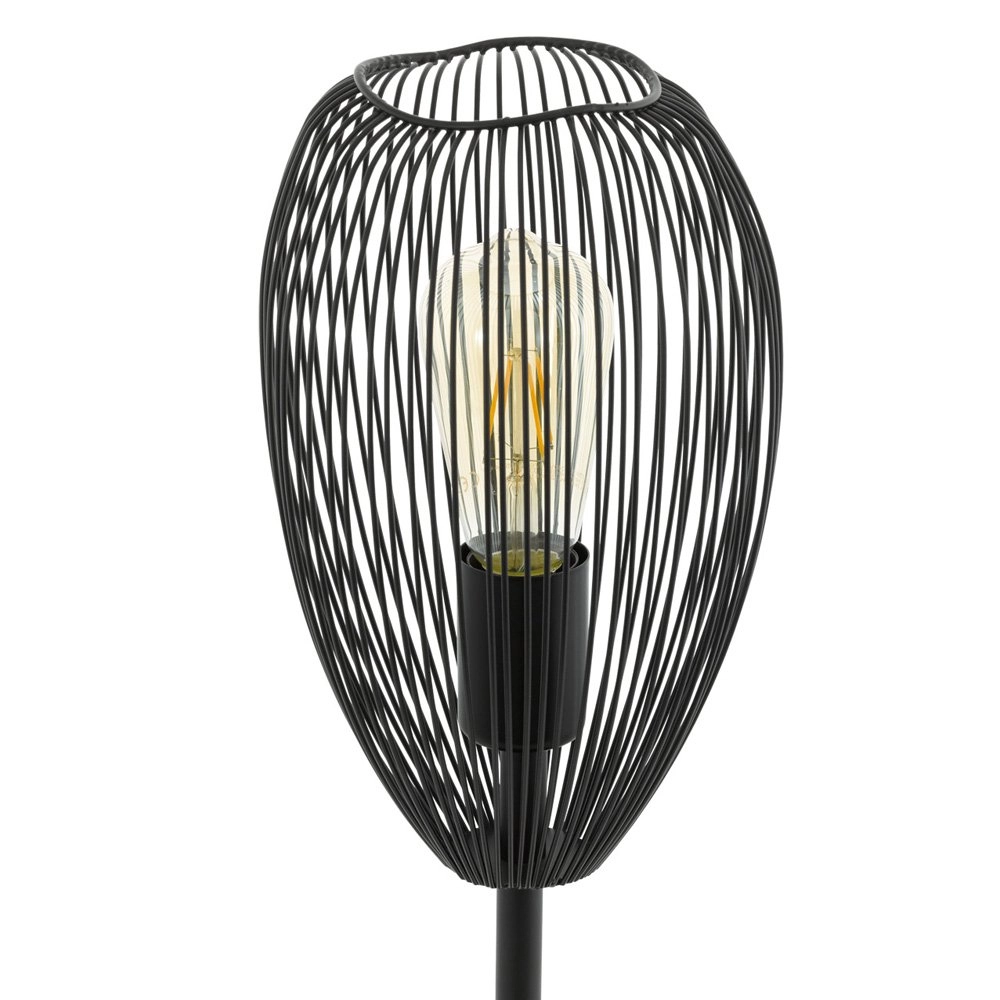 Zwarte tafellamp Clevedon Eglo 9002759491444