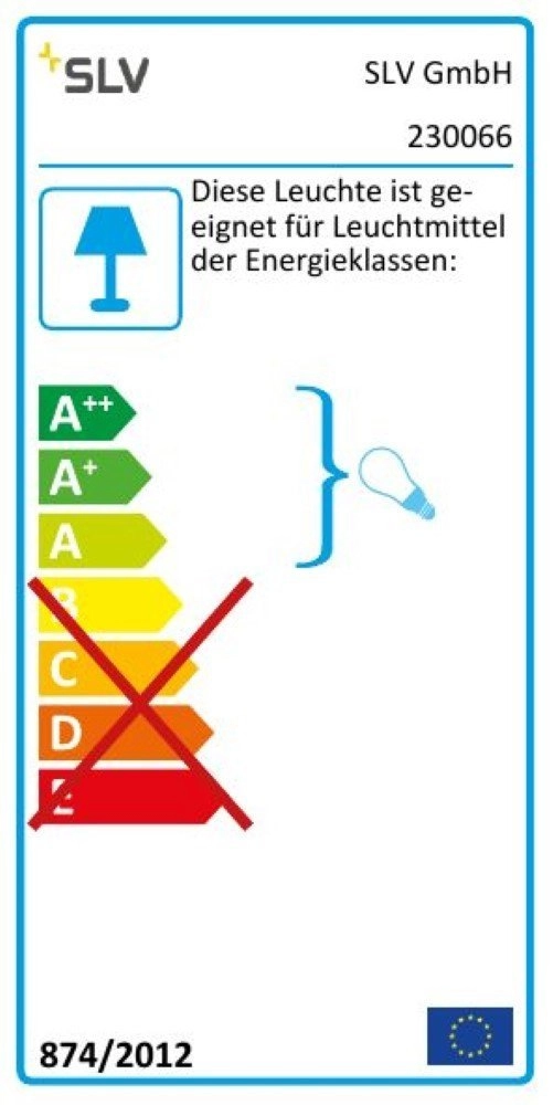 Buitenlamp Vap Slim 60 SLV 4024163124607