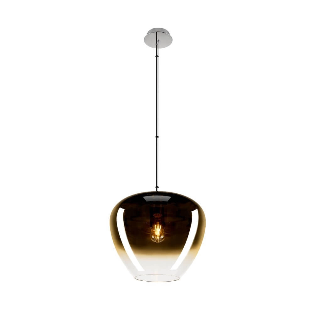 Glazen hanglamp Pantilo Ø 40cm - goud