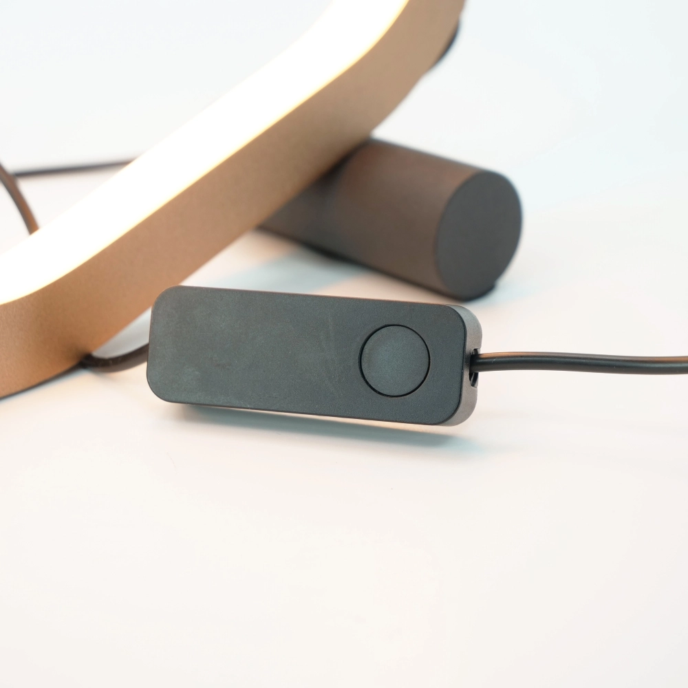 Unieke tafellamp Estrella zwart met bruin Stars of Light 9008606357765