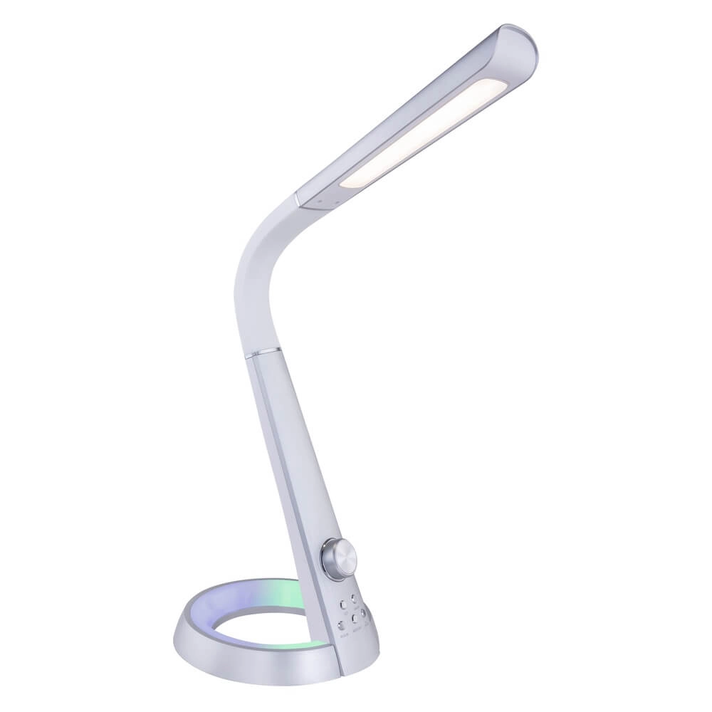 Bureaulamp Mitti zilvergrijs