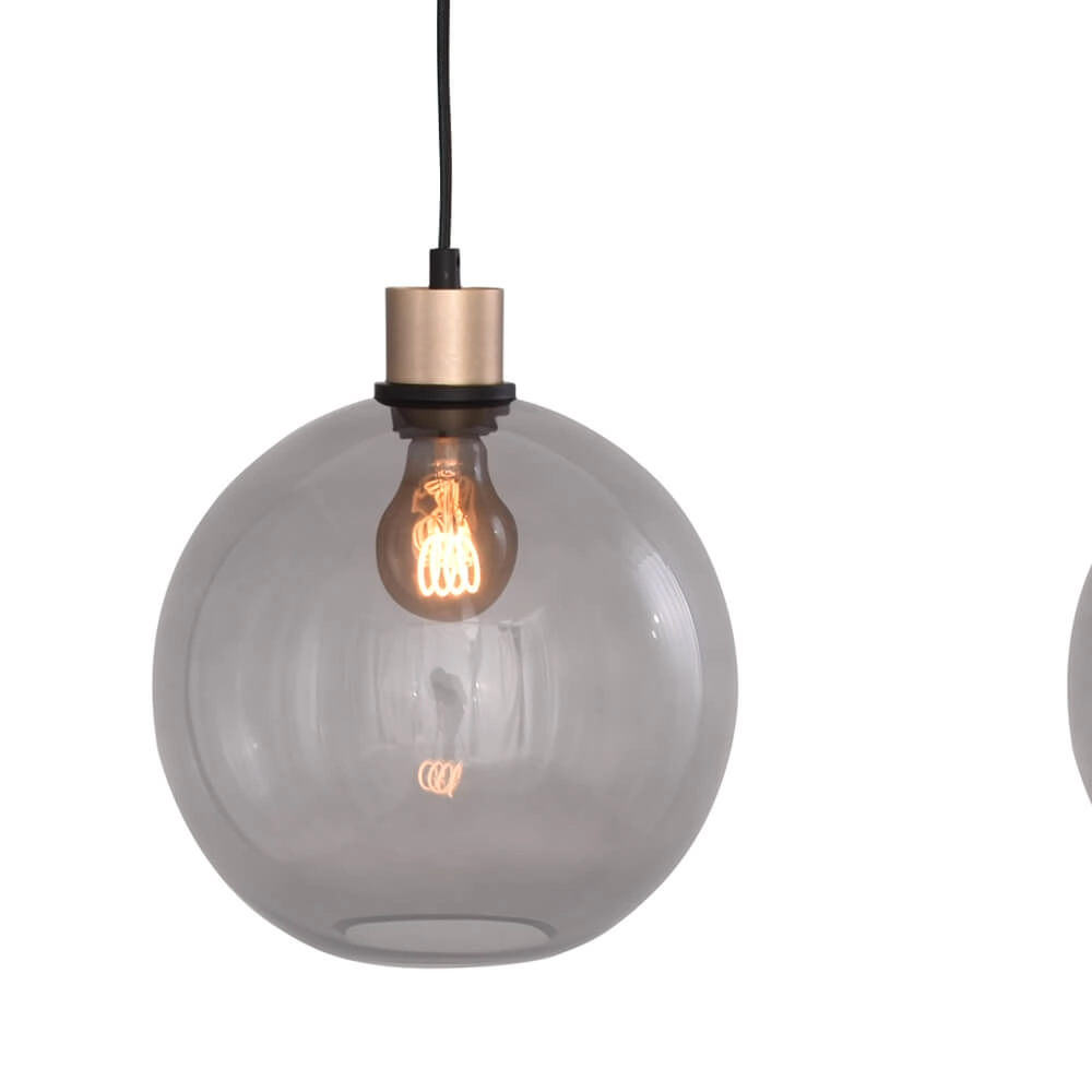 Hanglamp Lazise 3x Ø 25cm goud Masterlight 8718121302973