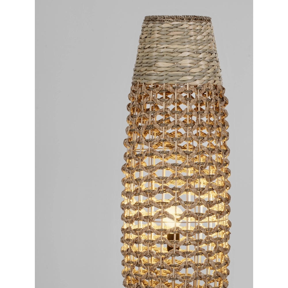 Vloerlamp Anada bruin Ø 33cm Lyora 5212017477484