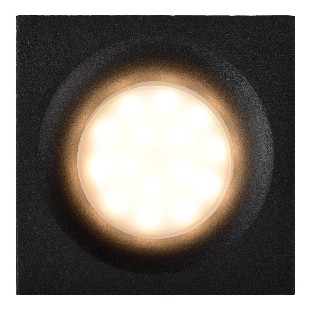 Inbouwspot Ziva IP44 zwart Lucide 5411212092199