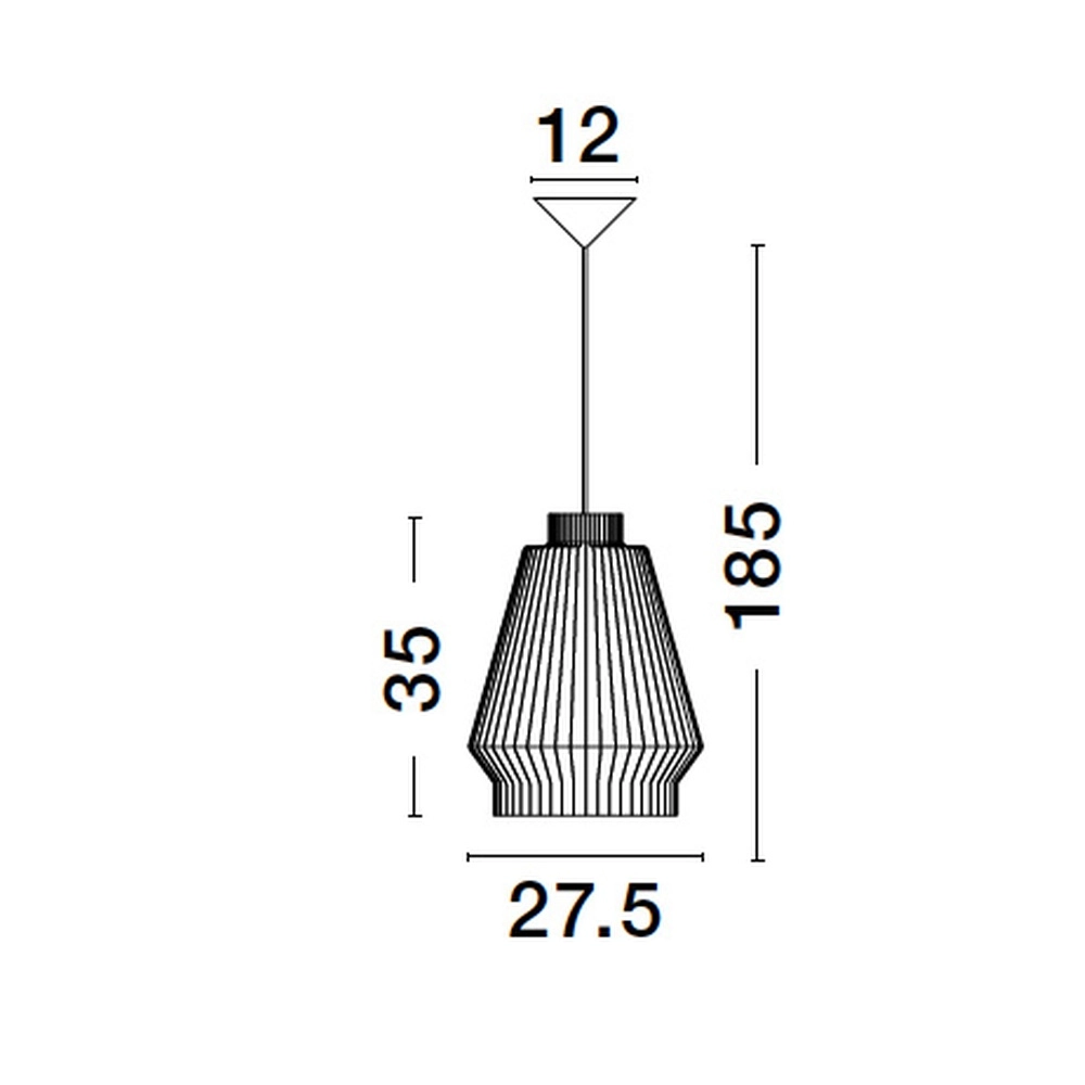 Bohemian hanglamp Bredo Ø 27,5cm zwart Lyora 5212017438898