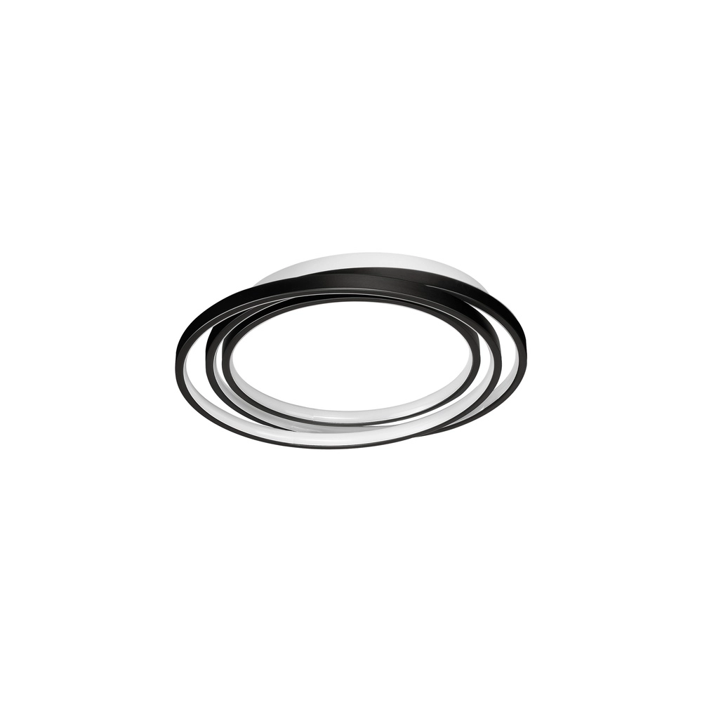 Ronde plafondlamp Arbor zwart Ø 44cm Lyora 5212017454928