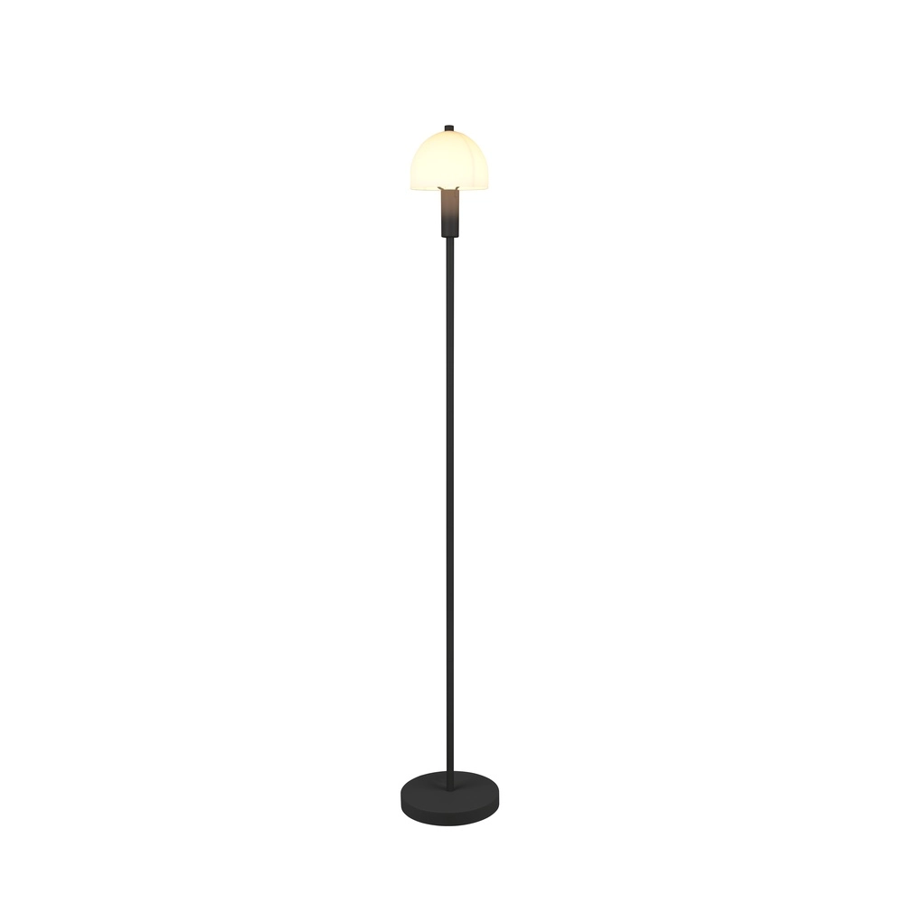 Vloerlamp Glenn zwart Trio 4017807613643