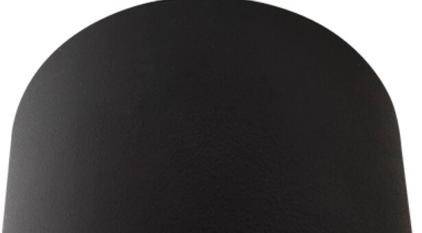 Zwarte opbouwspot Eye 8,9cm met goud Lyora 5903139893190