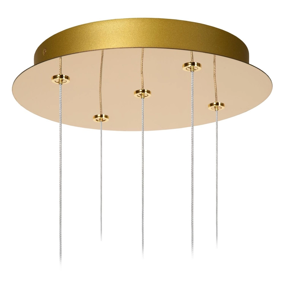 Gouden hanglamp Cintra vide 5-lichts Lucide 5411212134417
