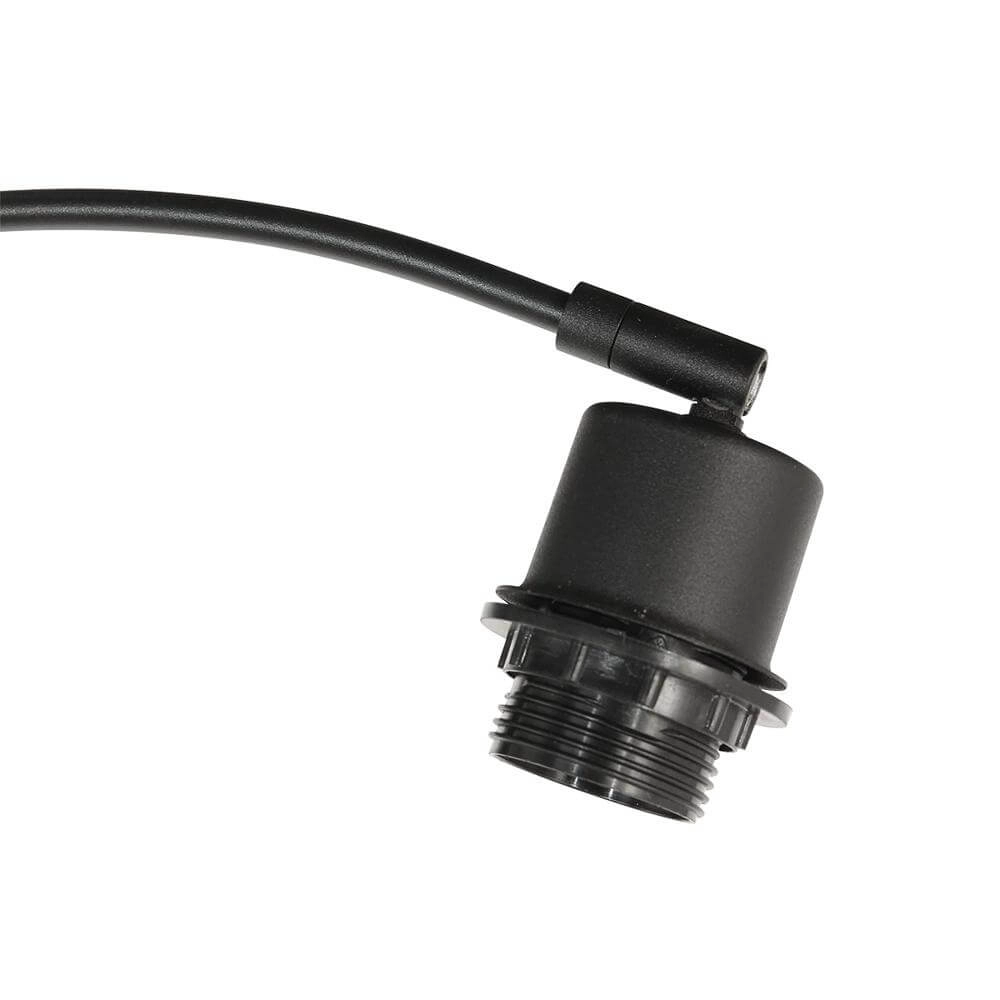 Vloerlamp Sparkled light met zwarte kappen Steinhauer 8712746175646