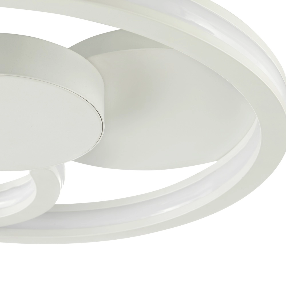 Witte plafondlamp Revola design Ø 40cm Brilliant 4004353477478