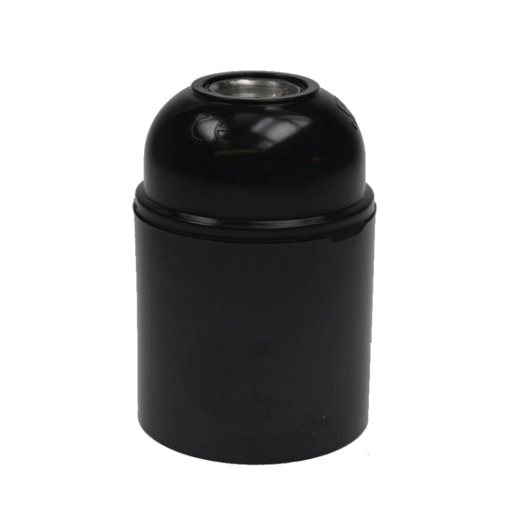 Fitting E27 - Base glad zwart