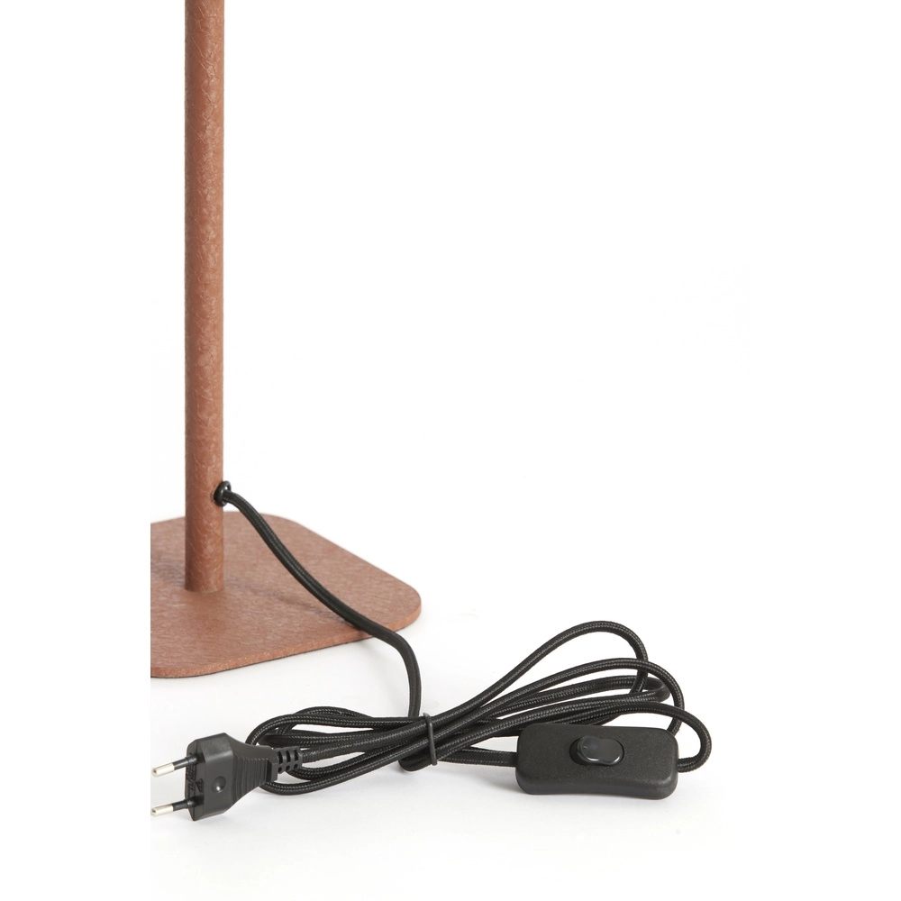 Nachtkastlamp Elenie 15x15cm - mat donker oranje Light & Living 8717807818814