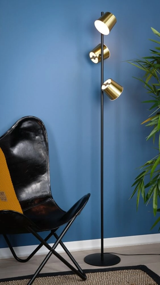 Zwart met gouden vloerlamp Altamira Stars of Light 9002759399870
