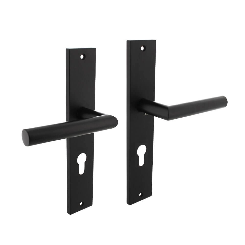 Deurklink Bastian PC 72mm zwart