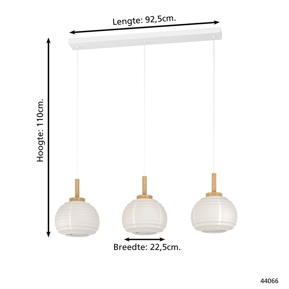 3L hanglamp Summerhill reispapier - Ø 23cm Eglo 9002759440664