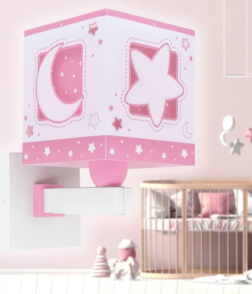 Roze wandlamp Moonlight voor kinderkamer Dalber 8420406001920