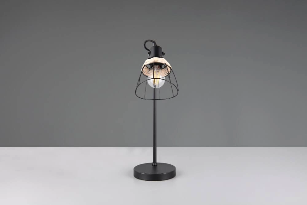 Zwarte tafellamp Jerome design Trio 4017807637724