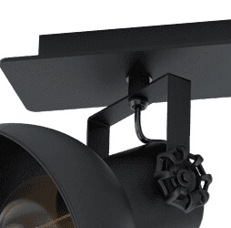 Landelijke plafondlamp Barnstaple 1 2-lichts Eglo 9002759434328