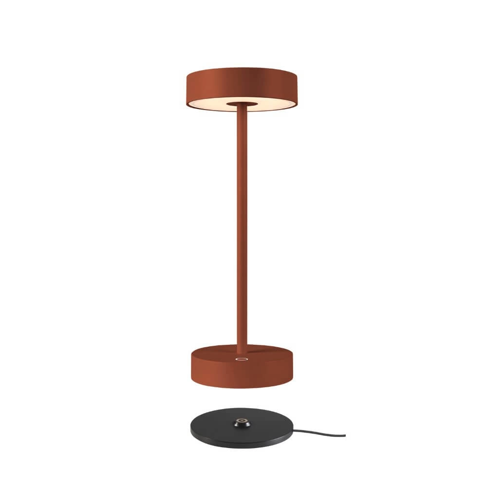 Buiten tafellamp Vinolina roest - oplaadbaar SLV 4024163276283