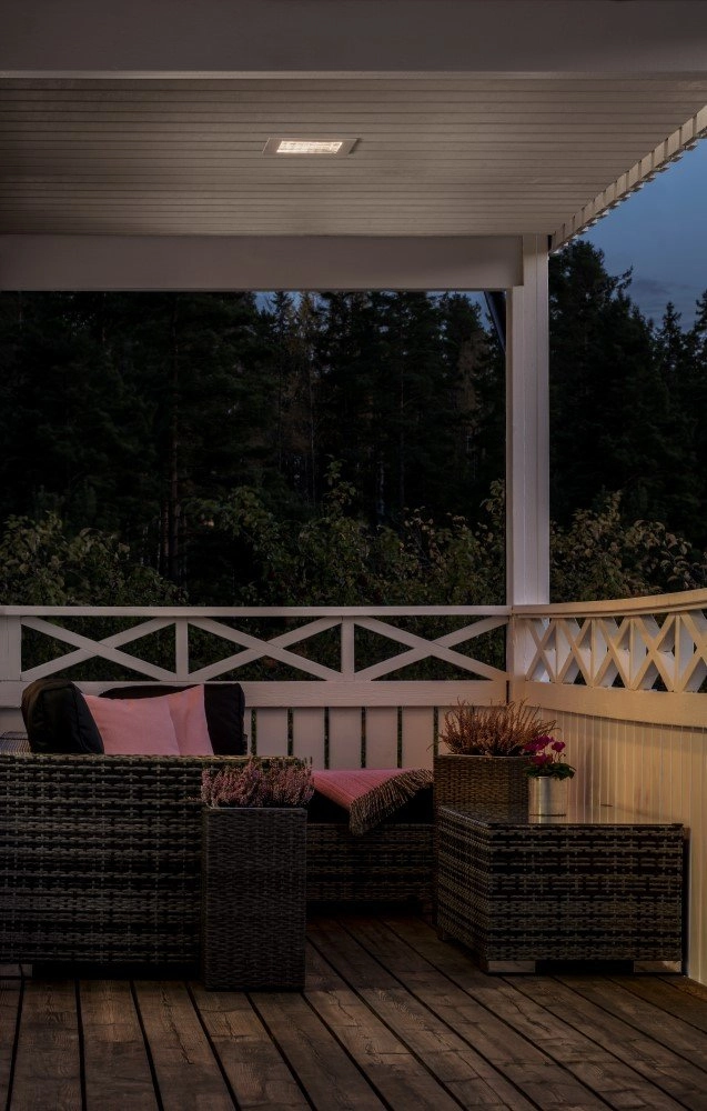 Veranda inbouwlamp Spot Square KonstSmide 7318307098204