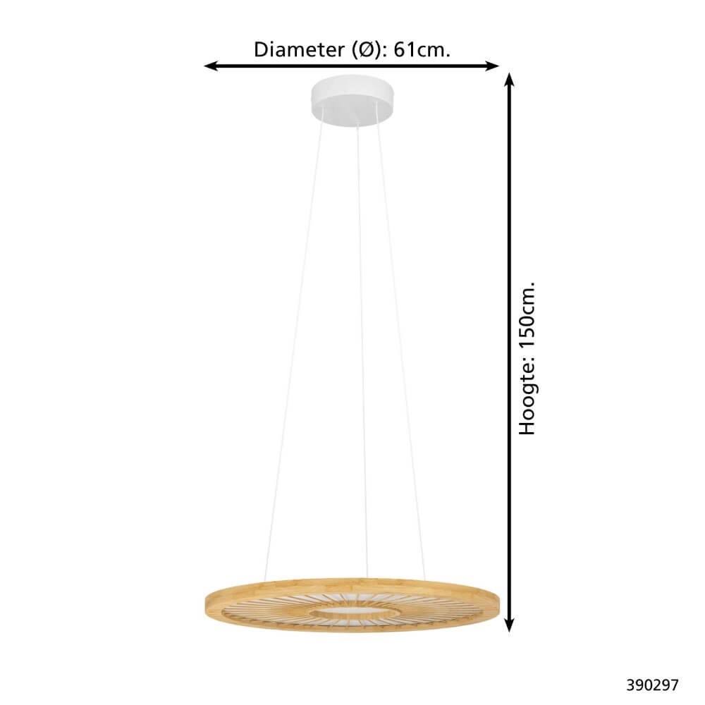 Design hanging lamp Dehesa Ø 61cm x 150cm Stars of Light 9008606274314