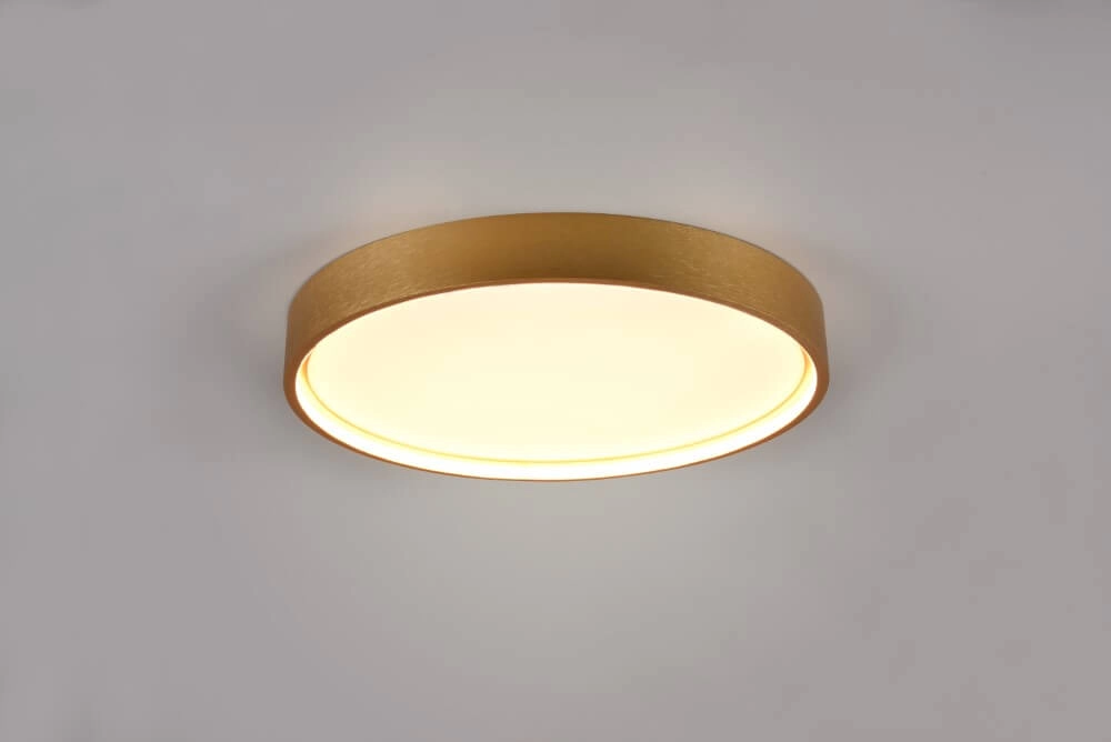 Wit met goude plafonniere Doha Trio 4017807575019