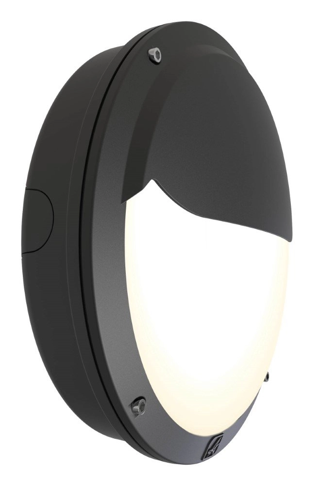 Ronde muurlamp Gevel